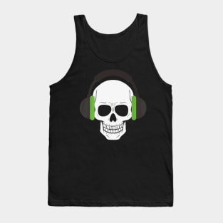 Spooky SKULL Halloween Floral Skeleton Tank Top